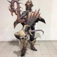 armure-lazarus-GW2 / arc breathfire / demon head